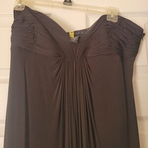 Black Jersey Gown Laundry by Shelli Segal Size 10